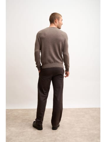 Just Cashmere Kasjmieren trui "Howard" bruin