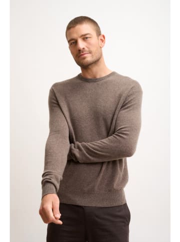 Just Cashmere Kasjmieren trui "Howard" bruin