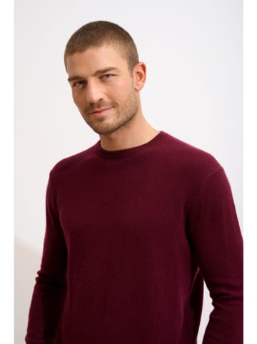 Just Cashmere Kasjmieren trui "Howard" bordeaux