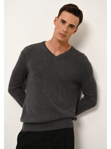 Just Cashmere Kaszmirowy sweter "Nathan" w kolorze antracytowym