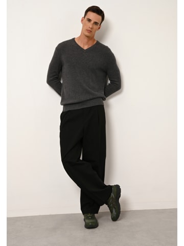 Just Cashmere Kaszmirowy sweter "Nathan" w kolorze antracytowym