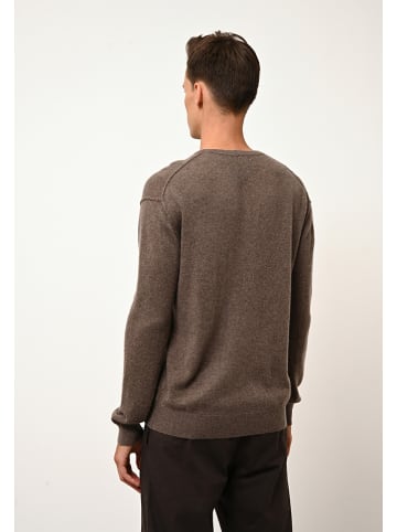 Just Cashmere Kaszmirowy sweter "Noe" w kolorze brązowym