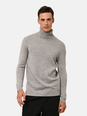 Just Cashmere Kasjmieren coltrui "Sacha" grijs