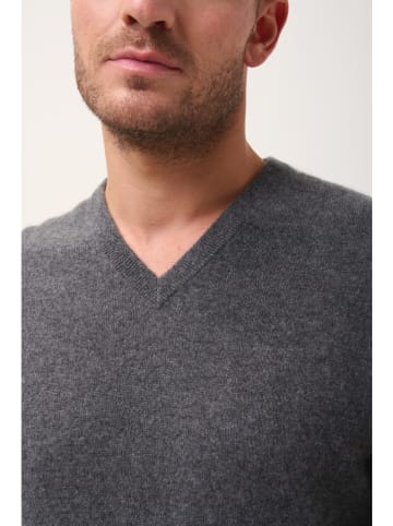 Just Cashmere Kaszmirowy sweter "Tom" w kolorze antracytowym