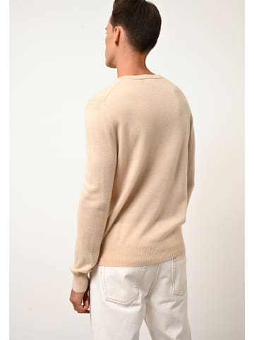 Just Cashmere Kasjmieren trui "Walt" beige