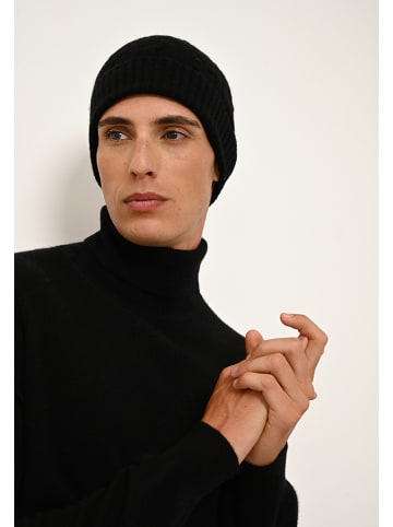 Just Cashmere Kaschmir-Mütze "Ginger" in Schwarz