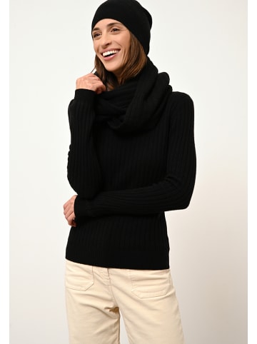 Just Cashmere Kasjmieren colsjaal "Hutton" zwart - (L)65 x (B)50 cm