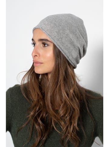Just Cashmere Kaschmir-Mütze "Lauren" in Grau