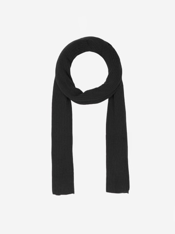 Perfect Cashmere Kaszmirowy szal "Lea" w kolorze czarnym - 180 x 30 cm