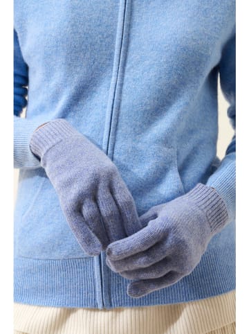 Perfect Cashmere Kasjmieren handschoenen "Yann" lichtblauw