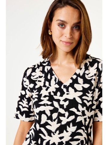 Garcia Sukienka w kolorze kremowo-czarnym