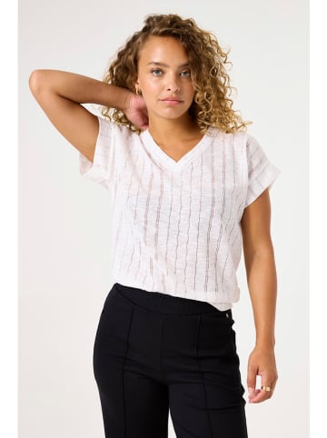 Garcia Koszulka w kolorze kremowym