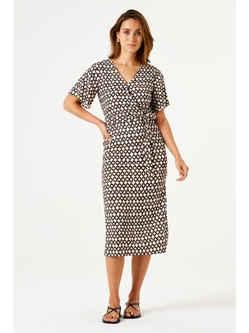 Garcia Kleid in Weiß/ Braun