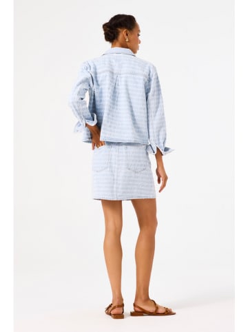 Garcia Spijkerrok lichtblauw