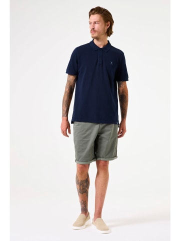 Garcia Koszulka polo w kolorze granatowym