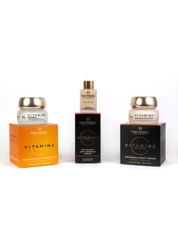 PURE MINERAL 3tlg. Gesichtspflege-Set "Vitamin C"