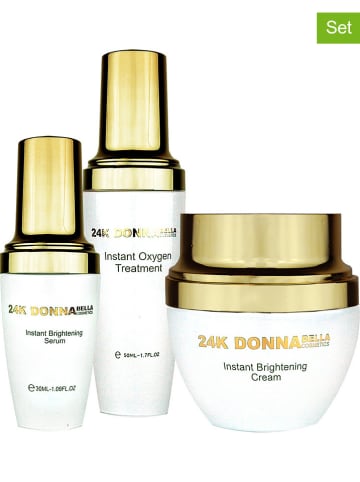 Donna Bella 3-delige gezichtsverzorgingsset "Coffret 24K Brightening"