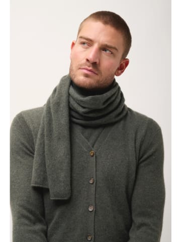 Just Cashmere Kasjmieren sjaal "Spencer" antraciet