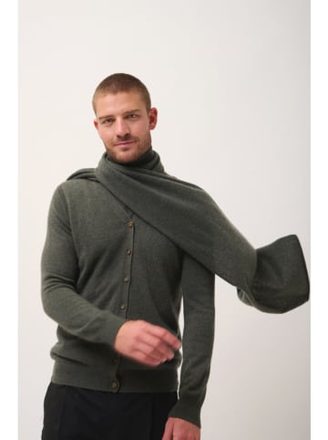 Just Cashmere Kasjmieren sjaal "Spencer" antraciet