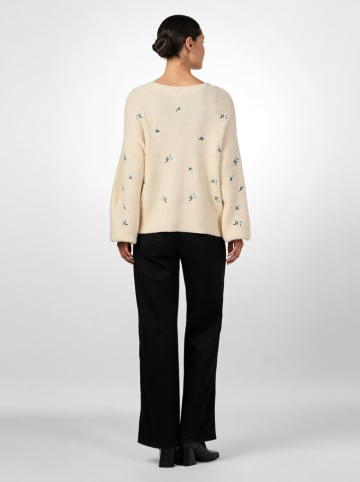 YAS Kardigan w kolorze kremowym