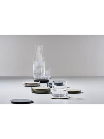 Zone Denmark 7-delige onderzetterset "Singles" zwart