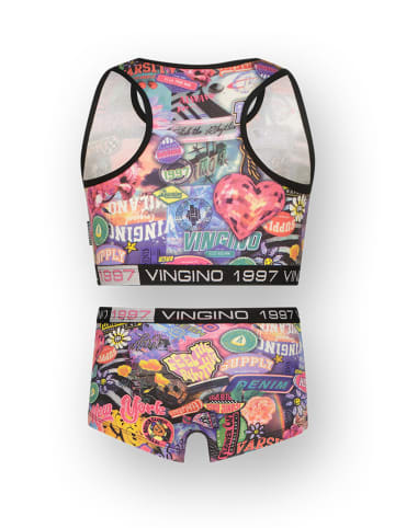 Vingino 2-częściowy zestaw bielizny ze wzorem