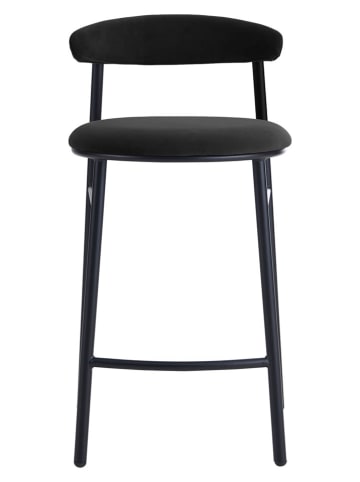 Ellos Home Krzesło barowe "Doggi" w kolorze czarnym - 44 x 84 x 45 cm