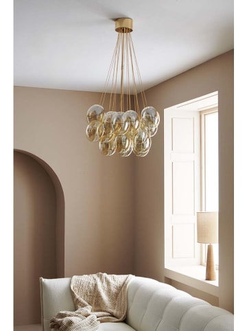 Ellos Home Plafonnière "Amber" goudkleurig - Ø 50 cm