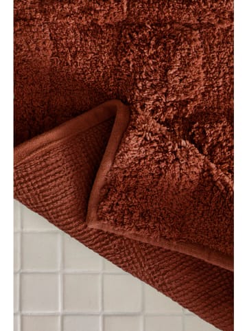 Ellos Home Dywanik łazienkowy "Saga" w kolorze brązowo-czerwonym