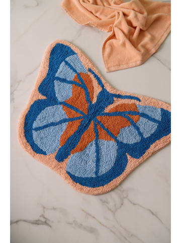 Ellos Home Dywanik łazienkowy "Becky" w kolorze niebieskim - 70 x 54 cm
