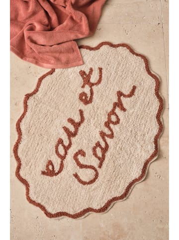 Ellos Home Badvorleger "Savon" in Creme/ Braun