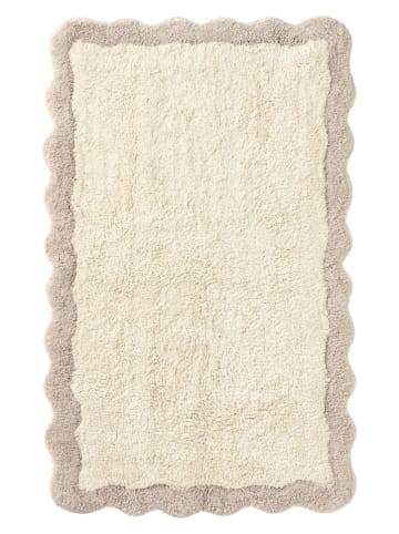 Ellos Home Badvorleger "Scallop" in Beige/ Creme