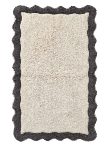 Ellos Home Badmat "Scallop" grijs/crème