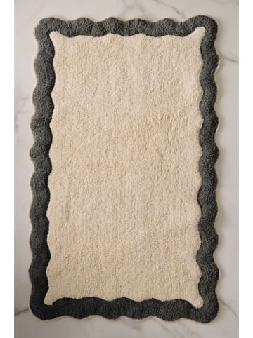 Ellos Home Badvorleger "Scallop" in Grau/ Creme