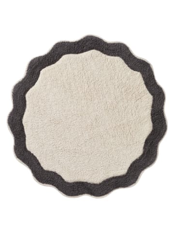 Ellos Home Dywanik łazienkowy "Scallop" w kolorze szaro-kremowym