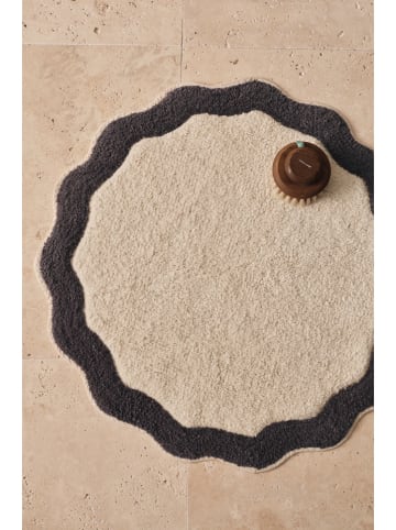 Ellos Home Badmat "Scallop" grijs/crème
