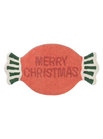 Ellos Home Dywanik łazienkowy "Janna" w kolorze czerwonym - 47 x 90 cm