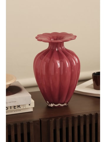 Ellos Home Vase "Tuva-Li" in Rot - (H)31,5 x  Ø 21 cm
