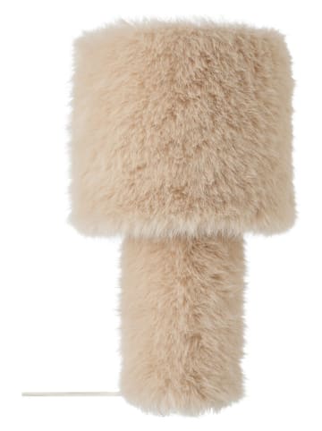 Ellos Home Lampa stołowa "Fay" w kolorze kremowym - wys. 48 x Ø 25 cm