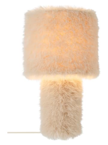 Ellos Home Tafellamp "Fay" crème - (H)48 x Ø 25 cm