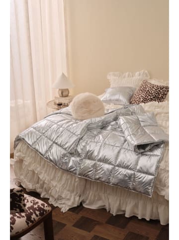 Ellos Home Bedsprei "Tuva-Li" zilverkleurig