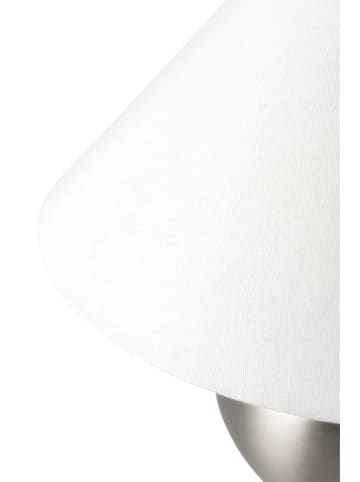 Ellos Home Lampa stołowa "Connie" w kolorze srebrno-białym - wys. 40 x Ø 37 cm