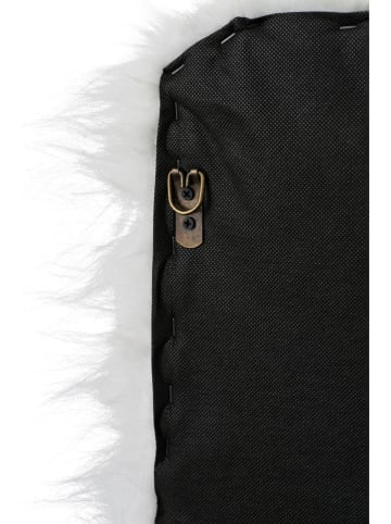 Ellos Home Spiegel "Furry" in Weiß - (B)37 x (H)55 cm