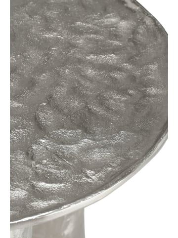 Ellos Home Beistelltisch "Art" in Silber - (H)45 x  Ø 60 cm