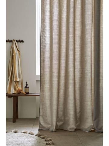 Ellos Home Douchegordijn "Elise" beige - (L)200 x (B)180 cm