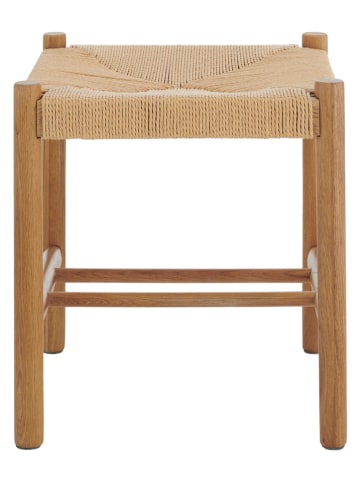 Ellos Home Hocker "Ellan" w kolorze jasnobrązowym - 40 x 46 x 40 cm