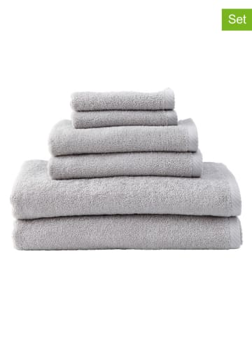 Ellos Home 6tlg. Handtuchset "Elise" in Grau