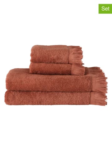 Ellos Home 4tlg. Handtuchset "Molly" in Pink