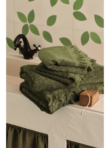 Ellos Home 4-częściowy zestaw ręczników "Molly" w kolorze zielonym