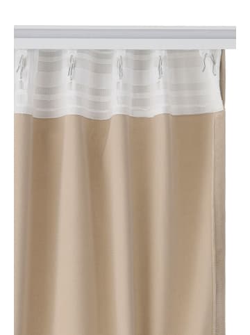 Ellos Home 2-delige set: gordijnen "Nora" beige